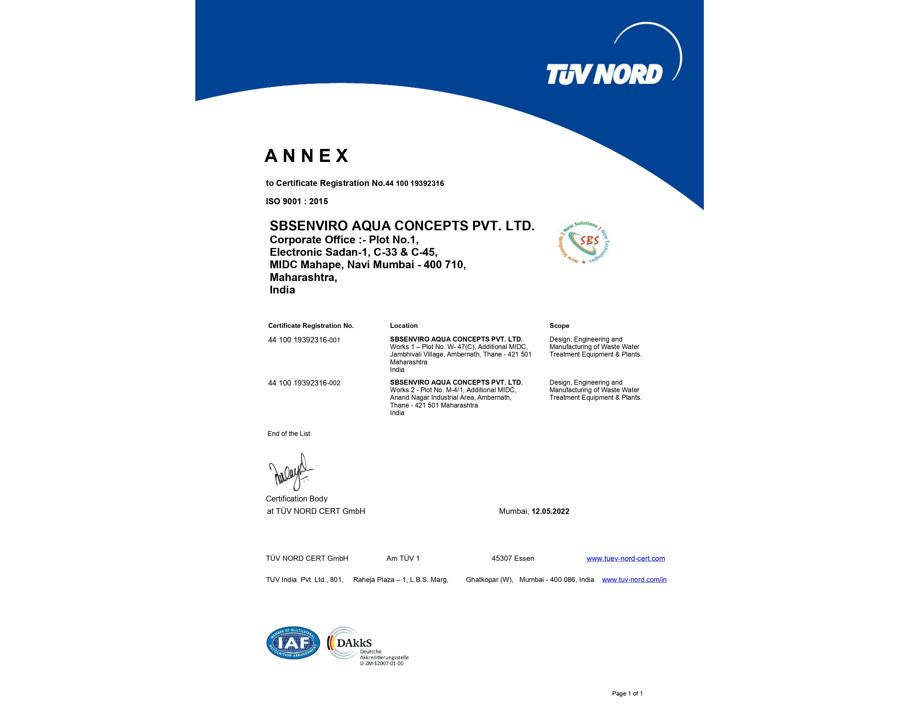 ISO 9001:2015 Annex